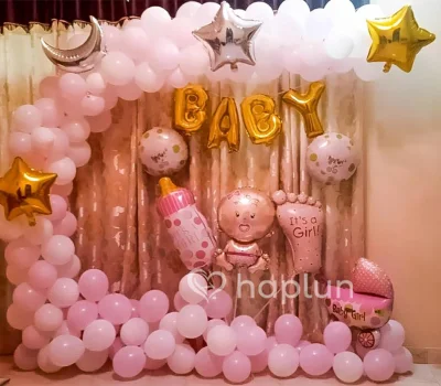 Surprise Baby Girl Welcome Decor