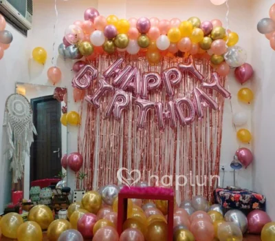 Elegant Birthday Wall Decoration