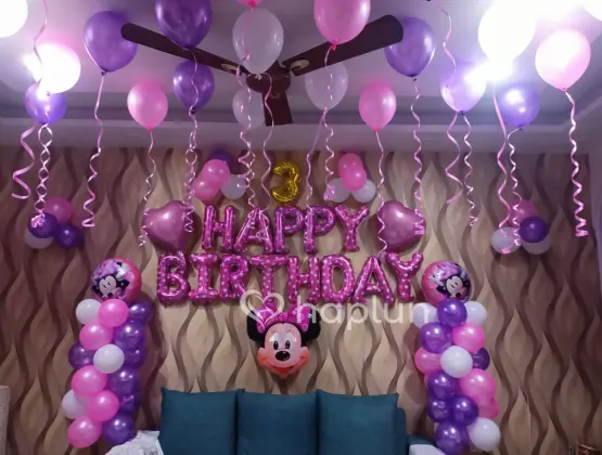 Minnie Mouse Pink Theme Decoration