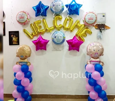 Twins Baby Welcome Decoration
