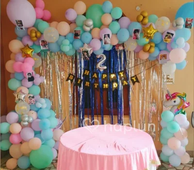 Unicorn Theme Birthday Backdrop