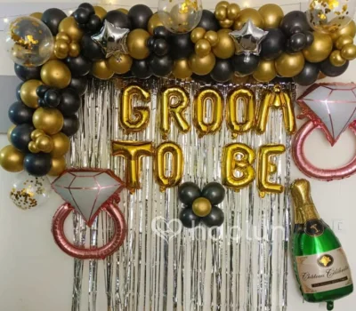 Groom To Be Surprise Décor