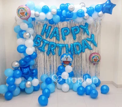 Doraemon Theme Birthday Decoration