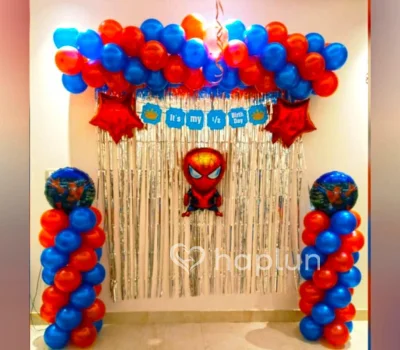 Spiderman Theme For 6 Month Birthday