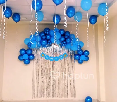 Baby Boy Half Birthday Decoration