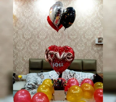 Balloon Bouquet For Love Birthday