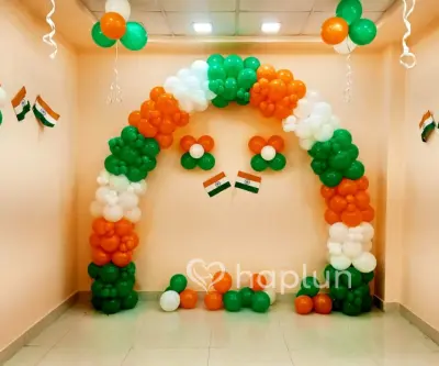 Tri-Color Independence Day Decoration