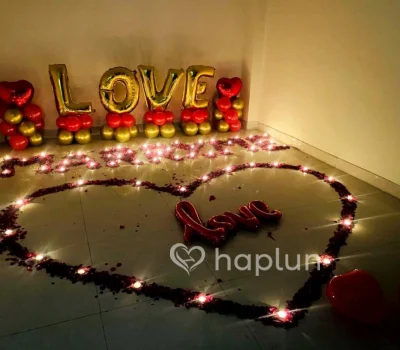 Endless Love Setup Decor