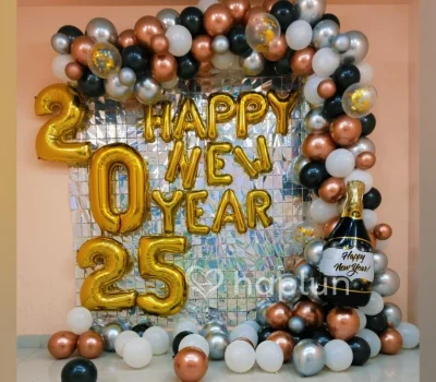 New Year Celebration setup