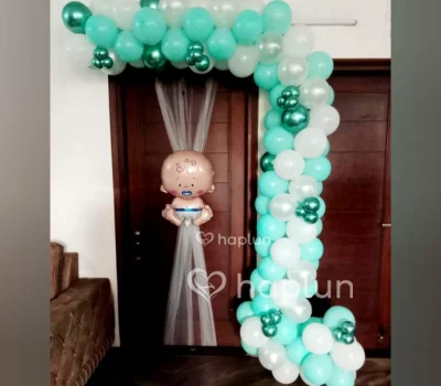 Soft Green Baby Welcome Decor