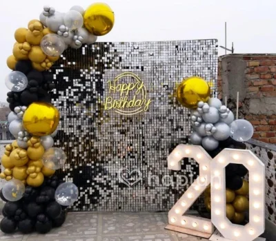 Sequin Sparkle Balloon Decoration