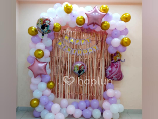Princess Theme Balloon Decoration