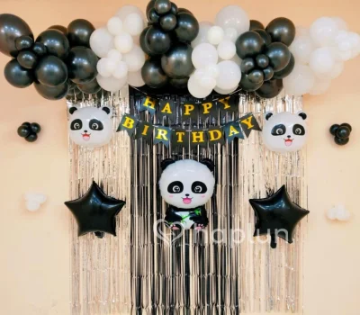Black & White Panda Decoration