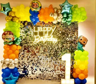 Colorful Cocomelon Sequin Decor