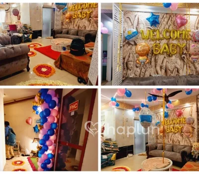 Flower Decoration for Twins Baby