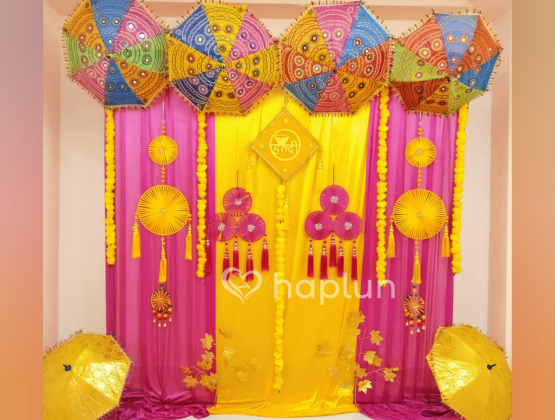 Haldi Rasam Party Decor