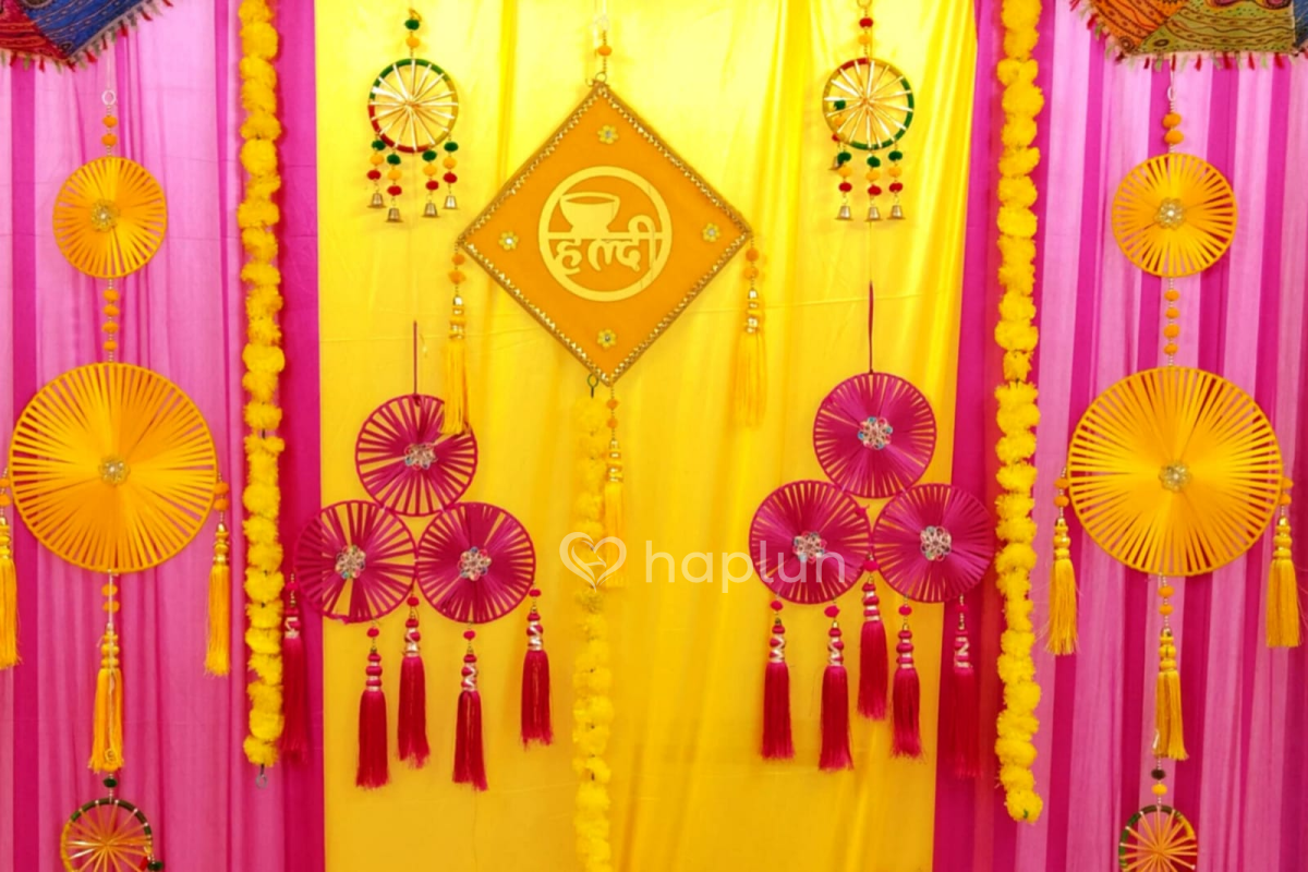 Haldi theme  Decor