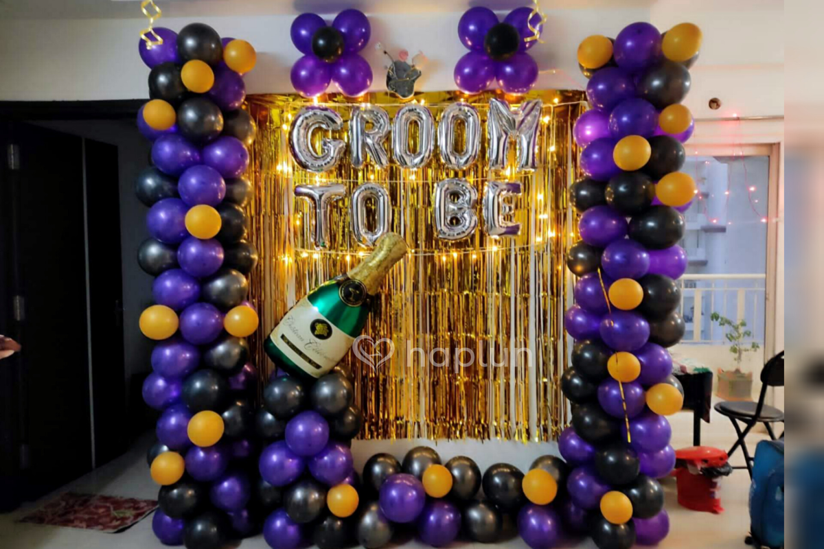 Groom To Be Balloon Decoration