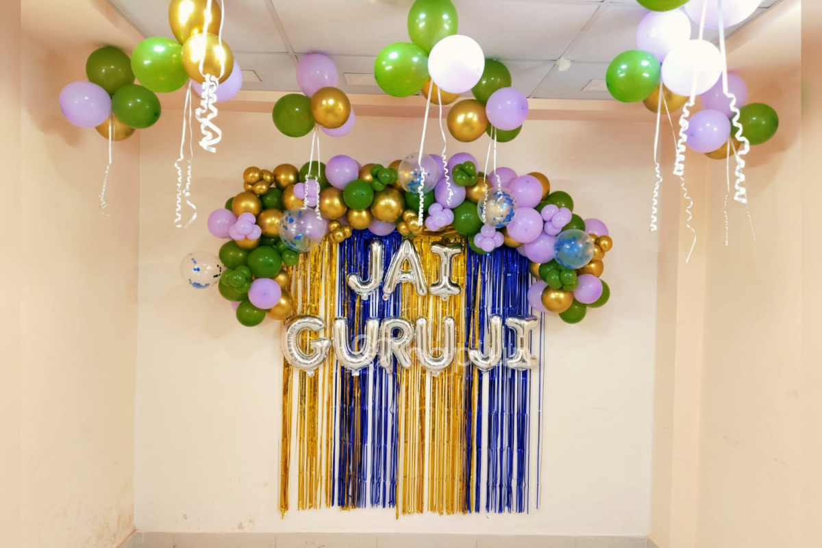 Guru ji Birthday Bliss Decoration