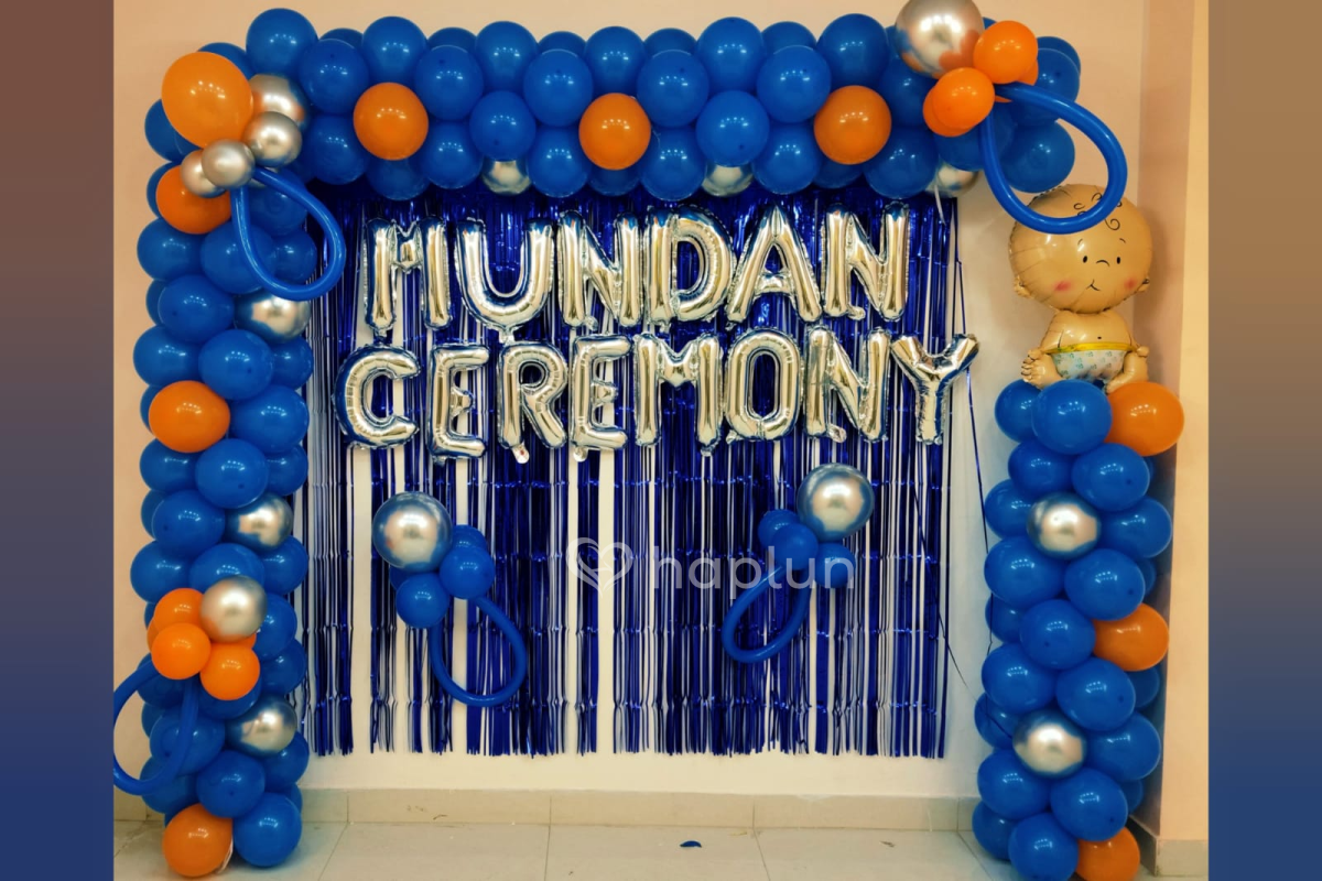 Mundan Balloon Decoration