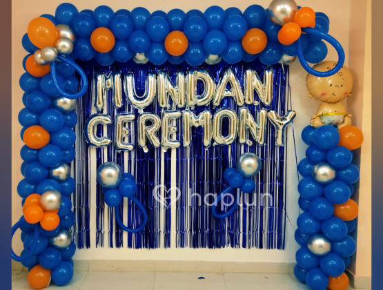 Mundan Ceremony Balloon Decor