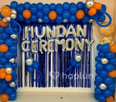 Mundan Ceremony Balloon Decor