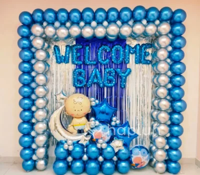 New Born Baby Boy Welcome Decor