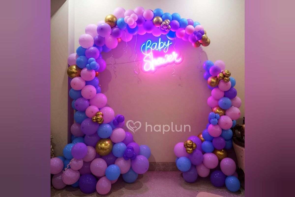Baby Shower Ring Decoration at Home