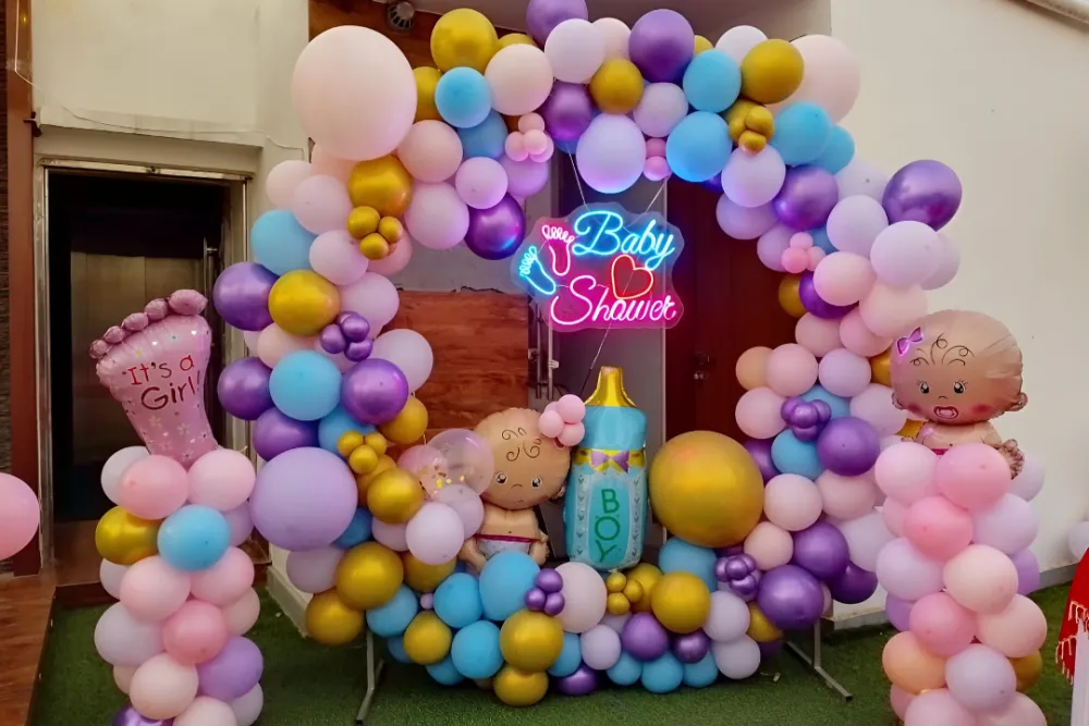 Baby Shower Ring Setup