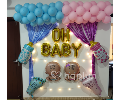 Oh Baby - Baby Shower Setup