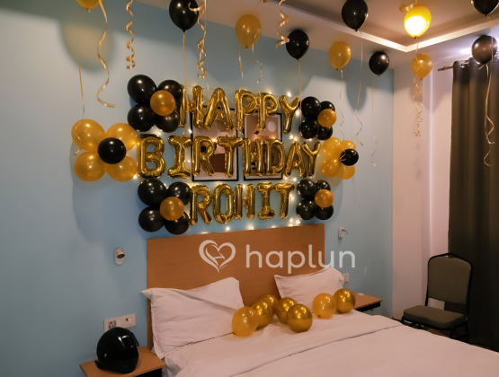 Birthday Surprise Balloon Decoration