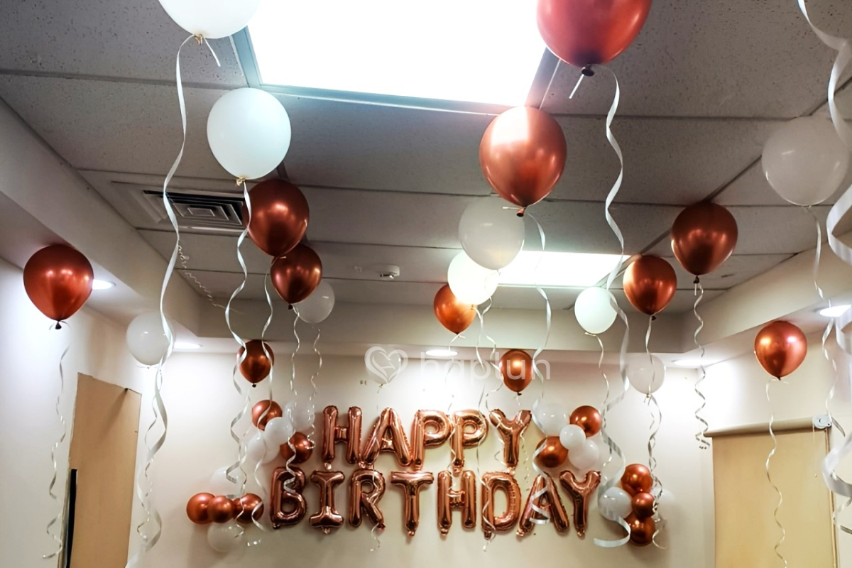 Birthday Balloon Decoration at Home