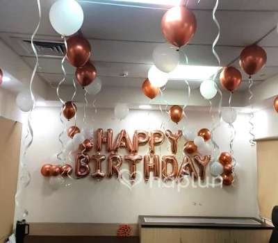 Graceful Birthday Balloon Decor