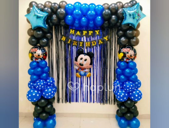 Blue Mickey Mouse Theme Decoration