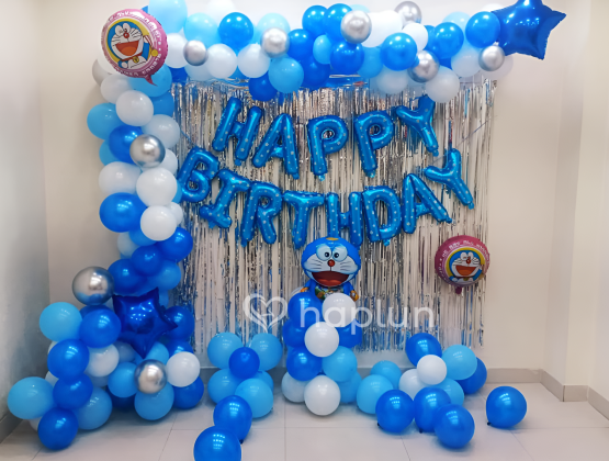 Doraemon Theme Birthday Decoration