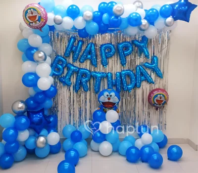 Doraemon Theme Birthday Decoration