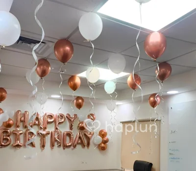Graceful Birthday Balloon Decor