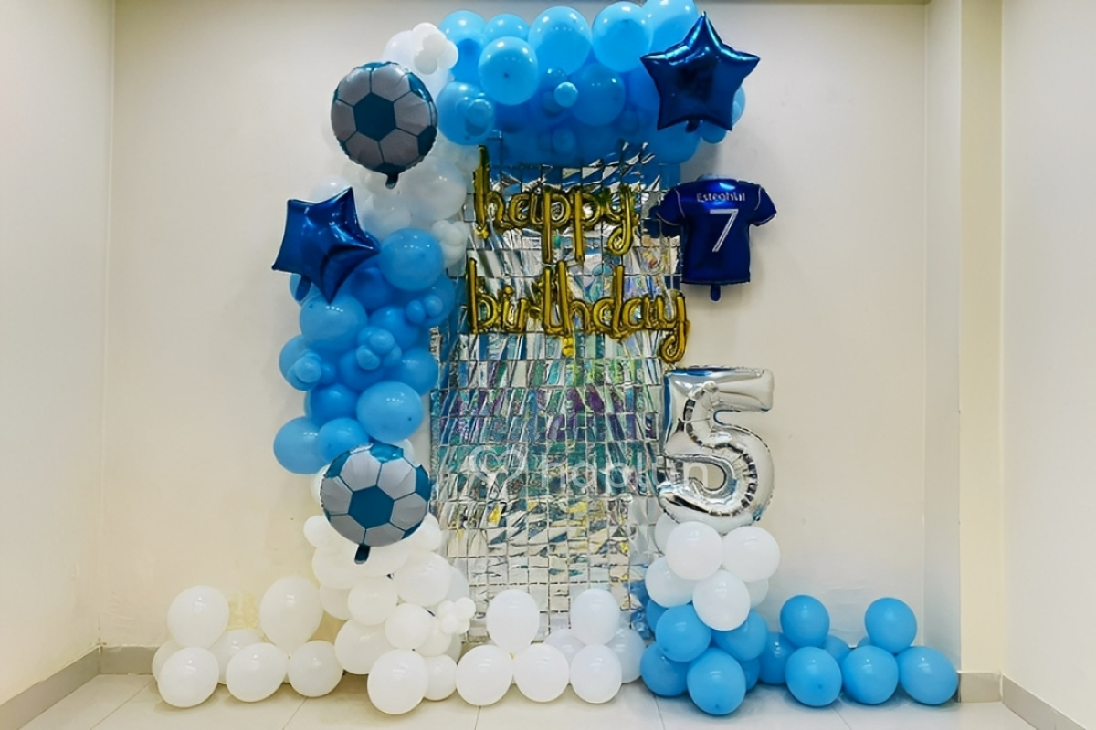 Kids Football Theme Birthday Party Decoration