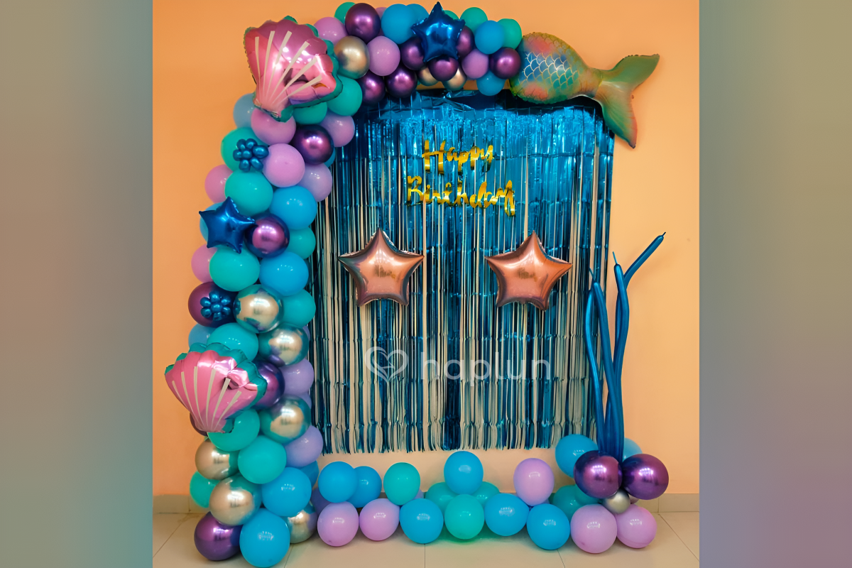 Mermaid Magical Girl Birthday Decoration
