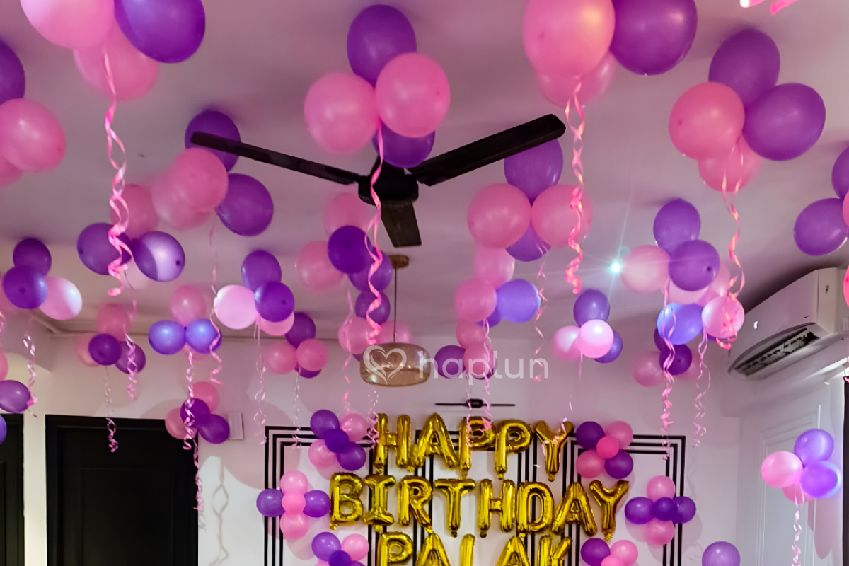 birthday room decoration