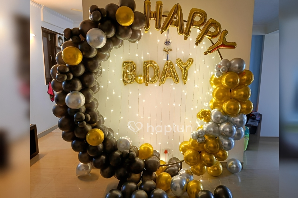 Ring Setup With Led Lights