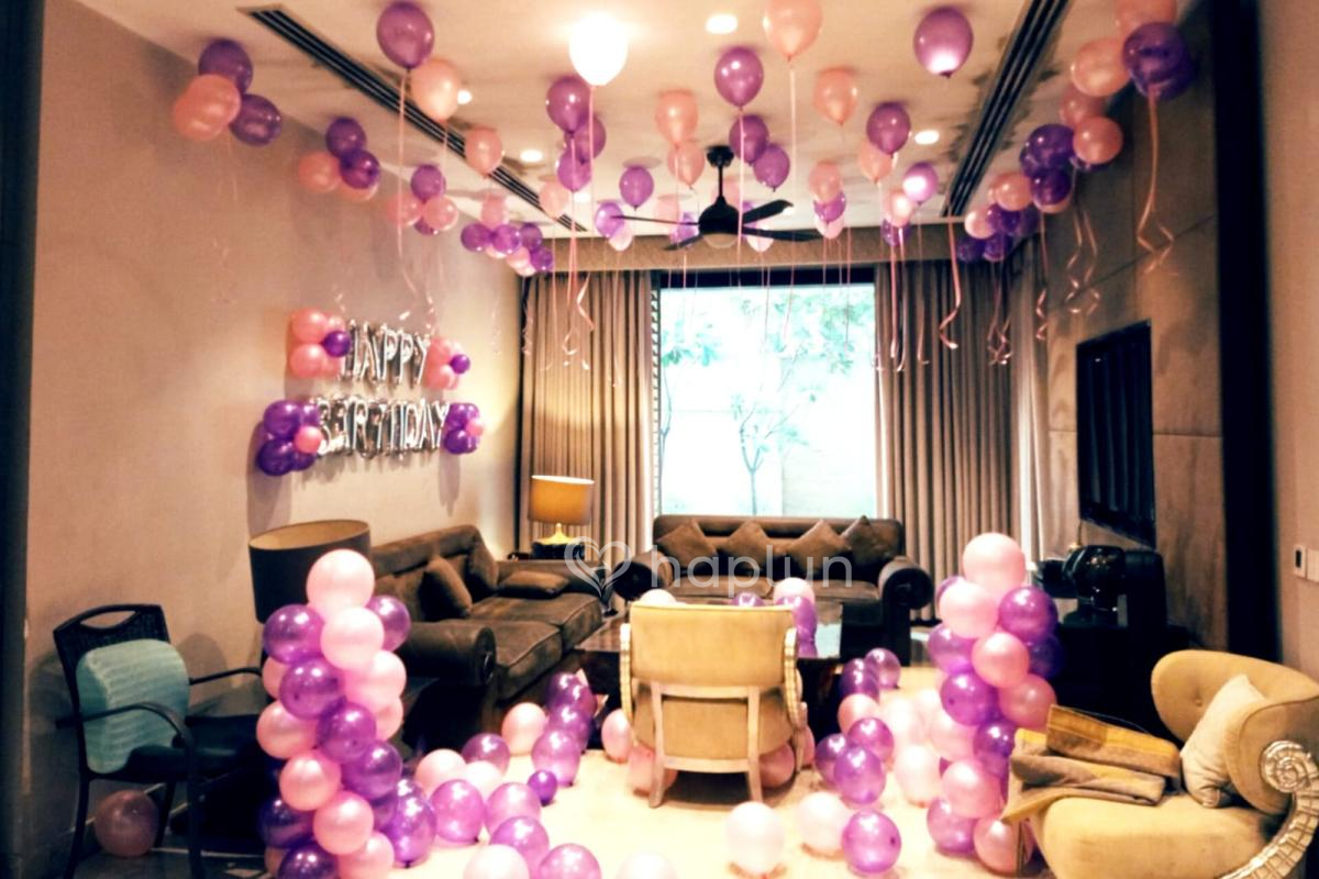 Simple Birthday Balloon Decoration