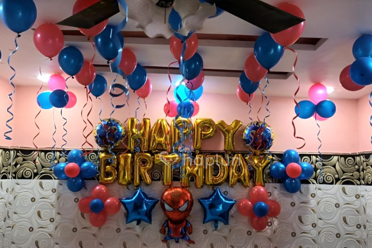 Spiderman Birthday Decoration for Boy