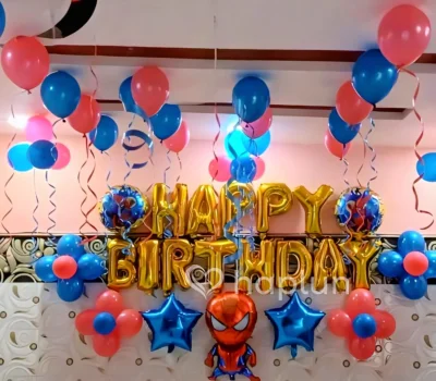 Spiderman Birthday Decoration