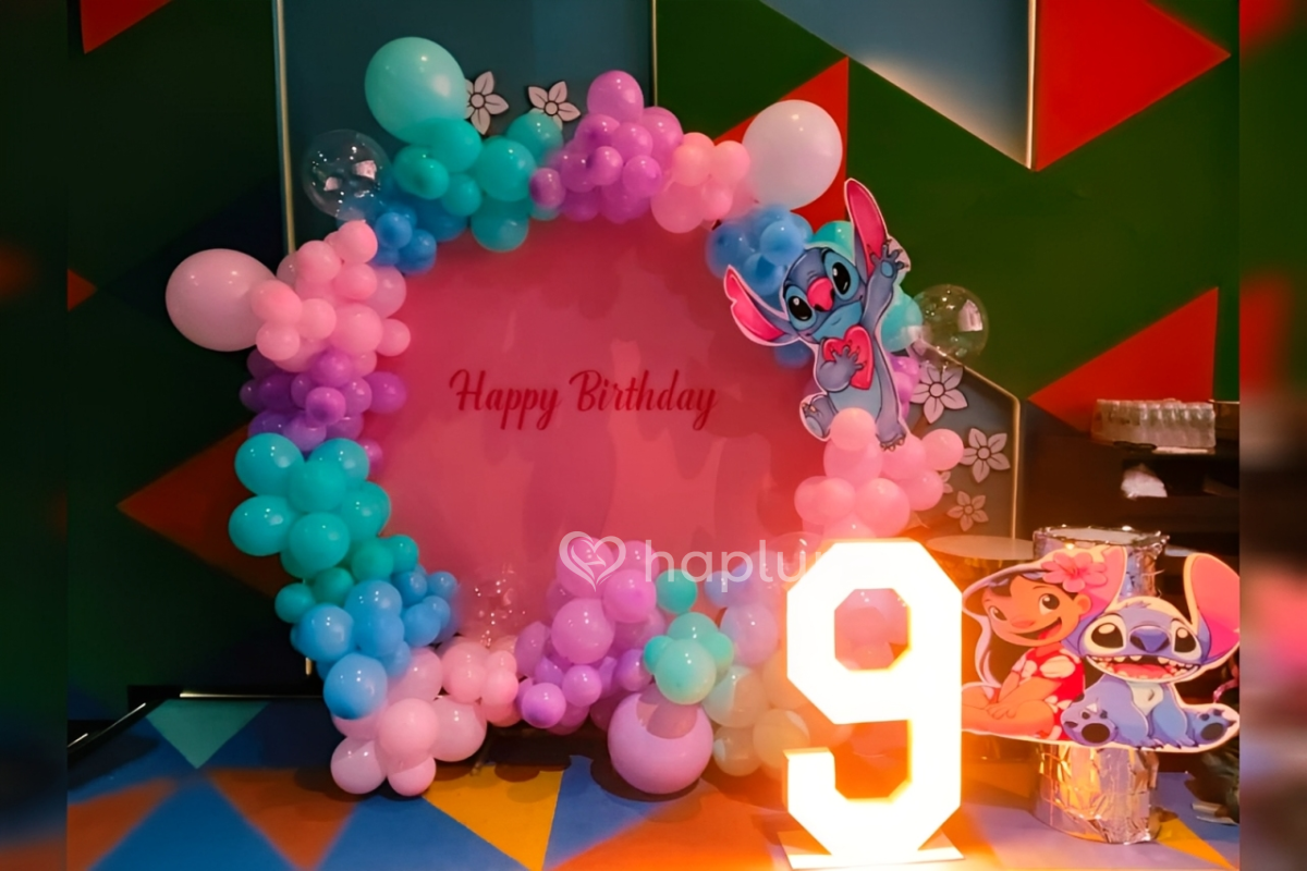 Stitch Theme Birthday Decor