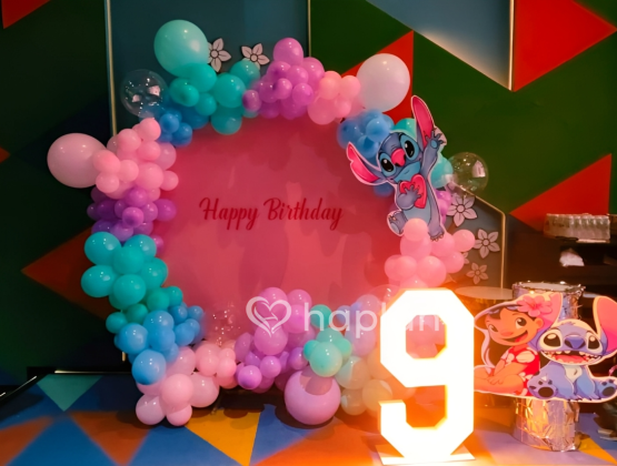 Stitch Theme Birthday Decor
