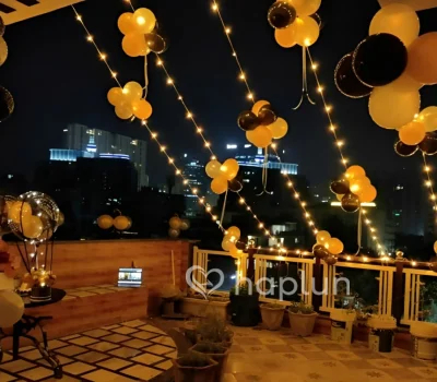 Terrace Birthday Decoration