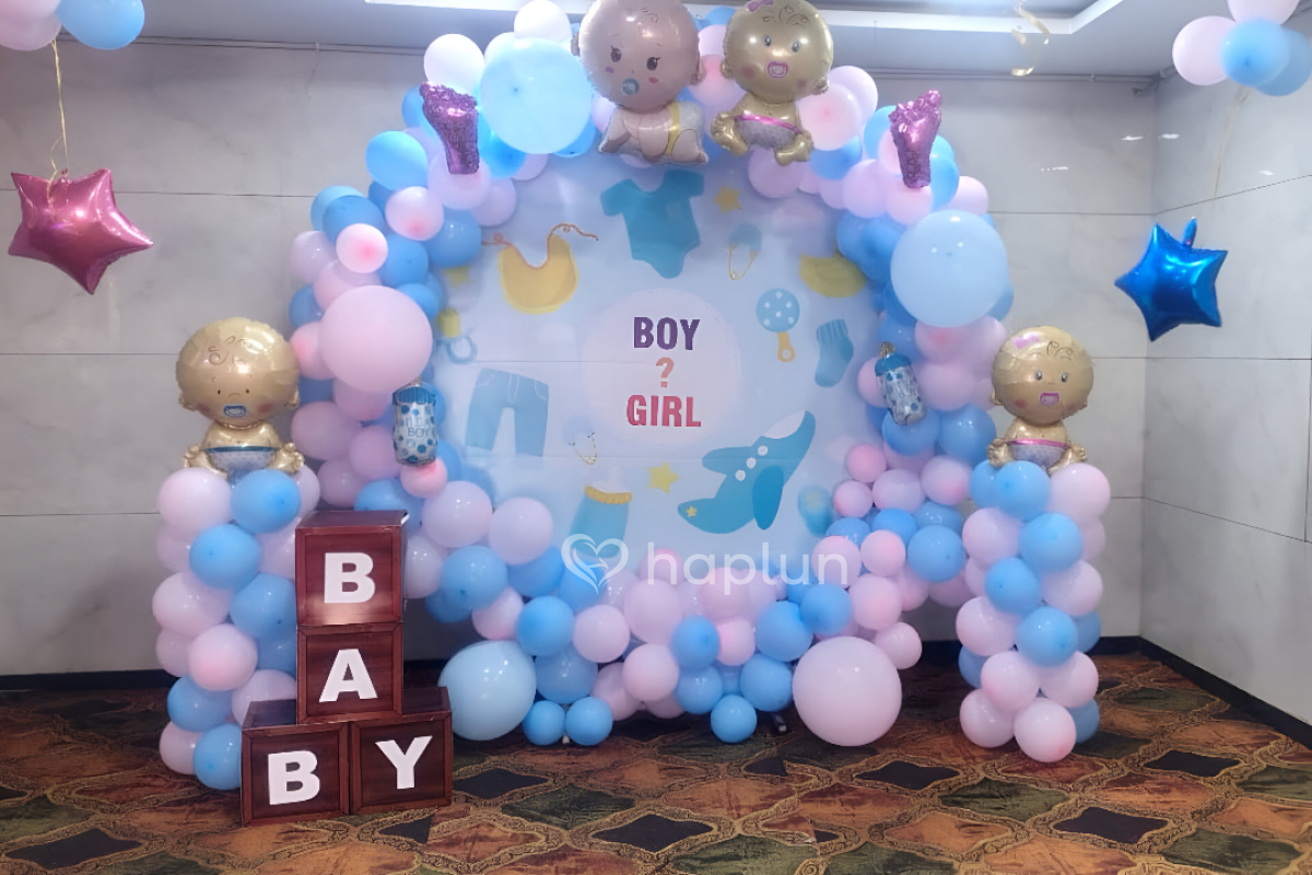 Baby Shower Ring Setup