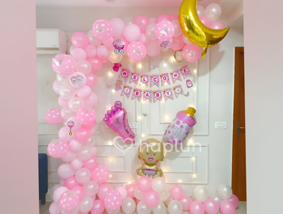 Baby Welcome Decoration For Girl