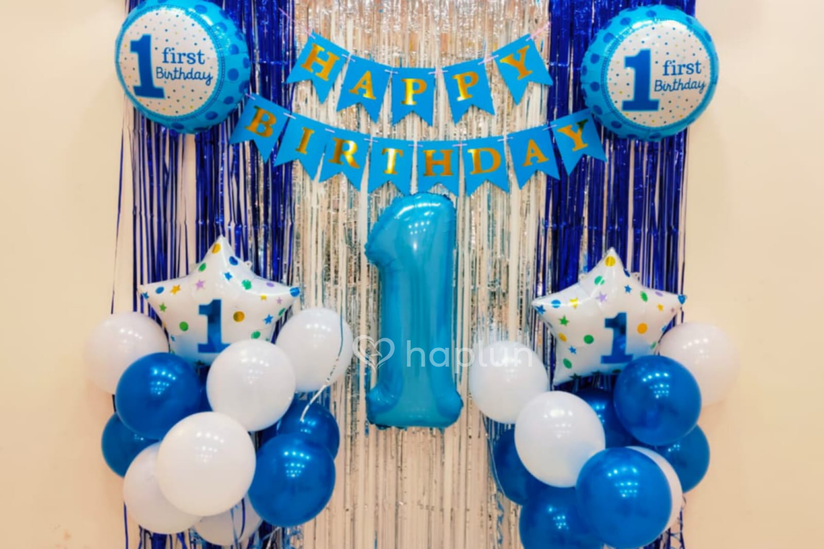 First Birthday BalloonDecoration